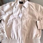 Chamarra beige, talla S