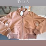 Chamarra café, talla S