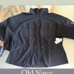 Chamarra azul marino, talla L