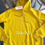 Sudadera con gorro amarilla, Talla XS