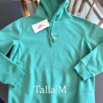 Sudadera con gorro, color verde, Talla M